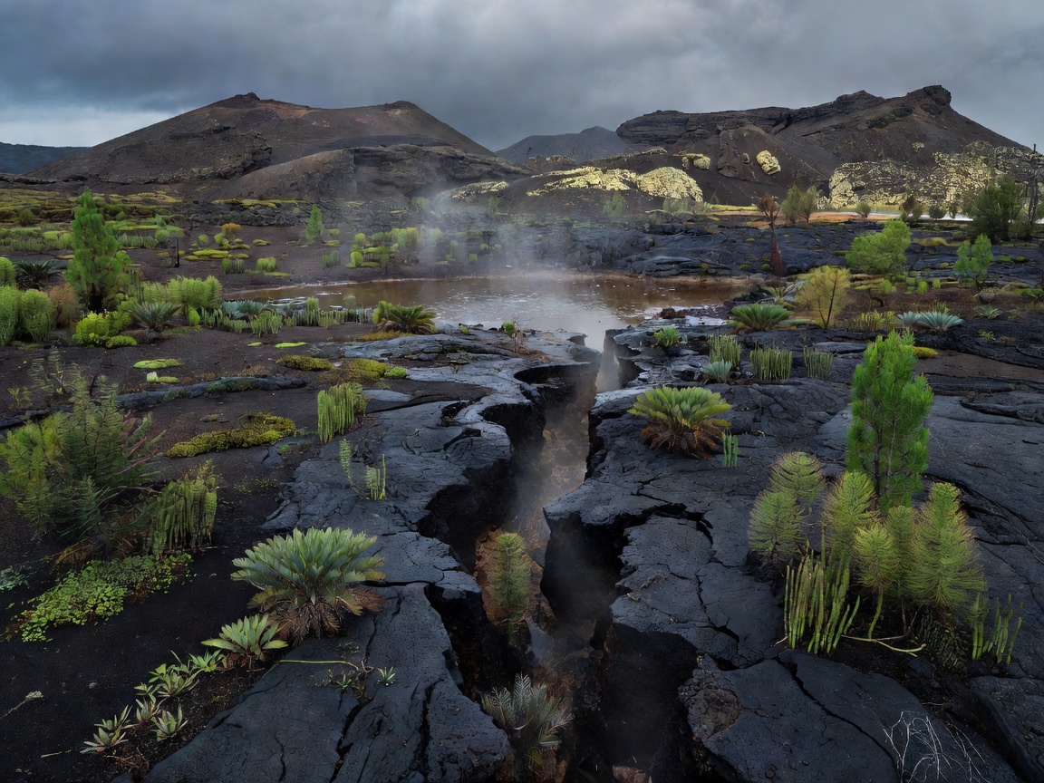 Volcanic Rift Reserve prehistoric landscape